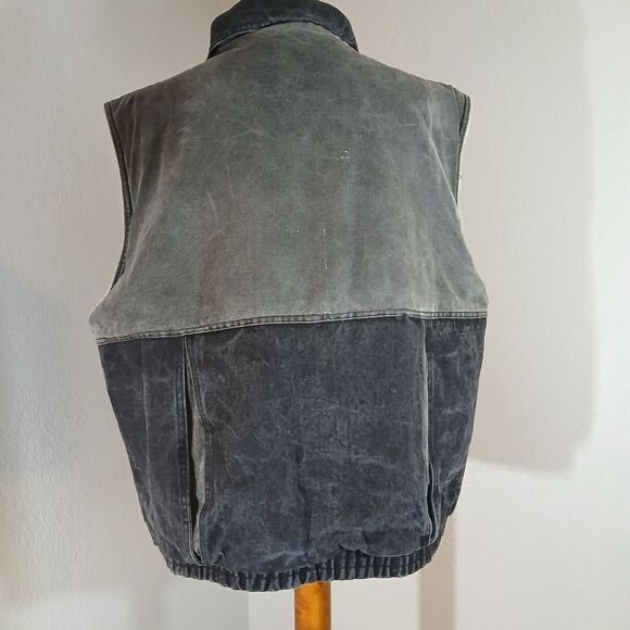 Branded Lion Vtg Denim Vest Men's Size XL - Picture 5 of 8